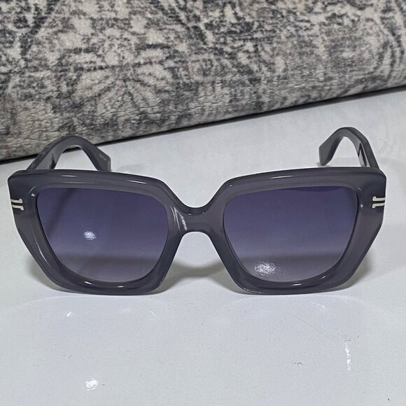 NEW Marc Jacobs Gray Translucent Sunglasses in Light Gray - Picture 1 of 5